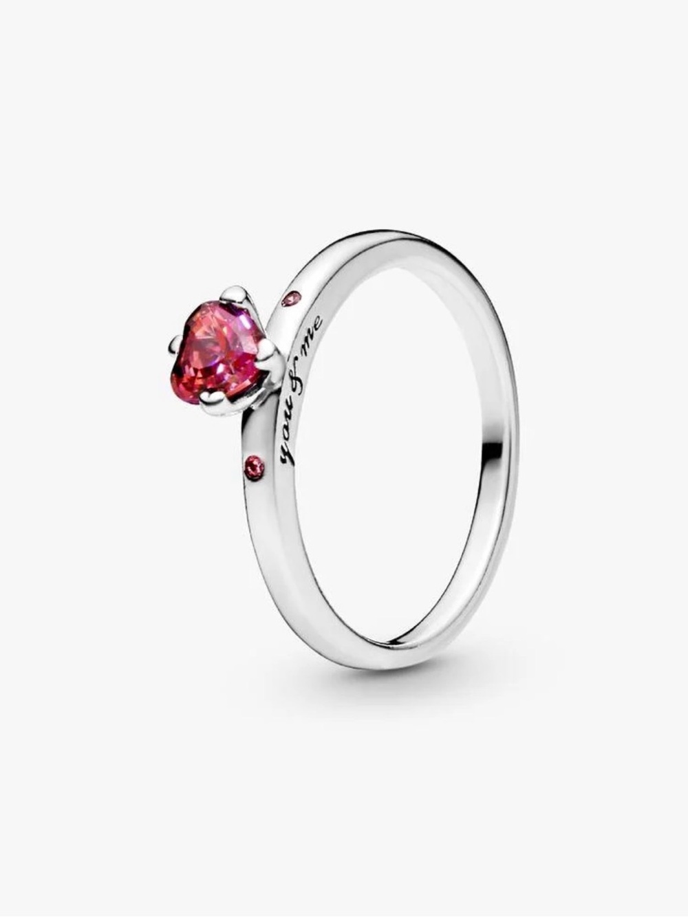 Pandora Sterling Silver Read Heart Ring